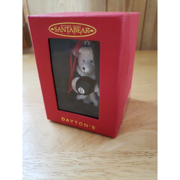 Dayton's 1999 Santa Bear Christmas Ornament – 15 Years Edition NIB Vintage - Picture 3 of 4